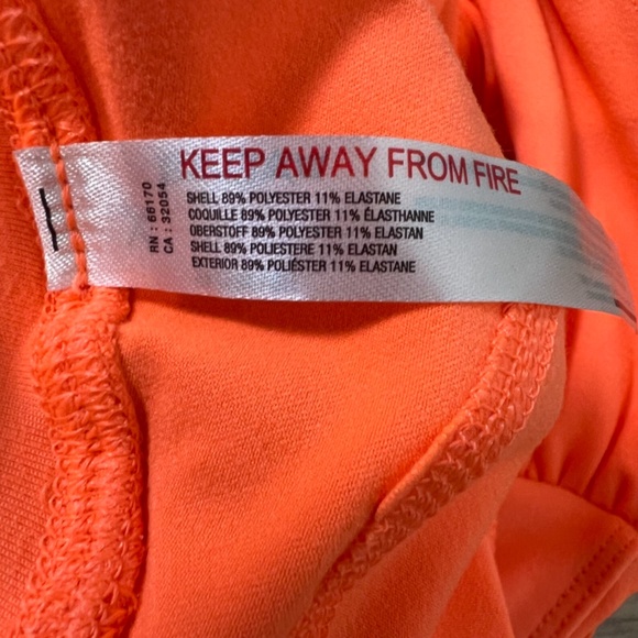 FP Movement By Free People Burning Up Orange High Rise Ankle Breathe Leggings - Picture 10 of 11